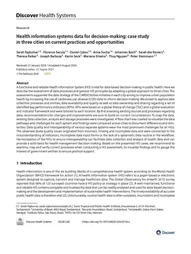 health-information-systems-assessment health-information-systems-assessment